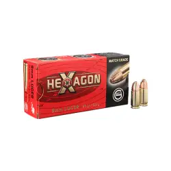 Nb. GECO 9MM Luger HEXAGON 8.0g