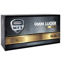 MFS kal. 9x19 mm JHP 7,5g
