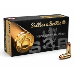 Amunicja S&B 9 mm Luger JHP 7,5g