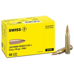 .223 Rem SWISS P 3,6g / 55 gr