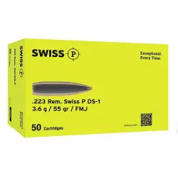 .223 Rem SWISS P 3,6g / 55 gr