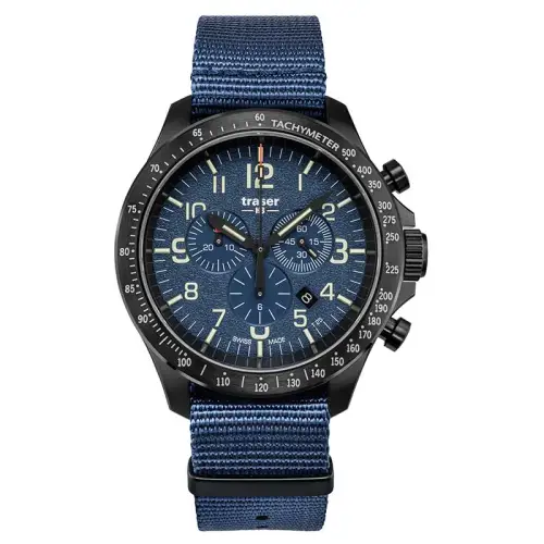 Zegarek Traser® P67 Officer Chronograph Blue