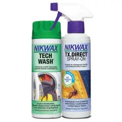 Nikwax zestaw Twin Pack: Tech Wash / TX.Direct Spray On 300 ml