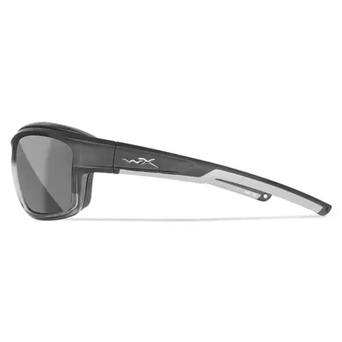 Okulary ochronne Wiley X OZONE Grey Silver Flash Matte Charcoal to Grey Fade Frame - CCOZN06